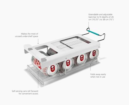 Joseph Joseph Fridge-Store Boksholder til kjøleskap (655-60235967)