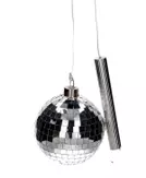 Gift Company Discokule LED-ball sølv Ø10 (845-1217904022)