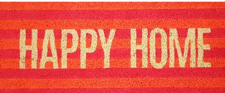 Gift Company Dørmatte happy-home neon 30x75