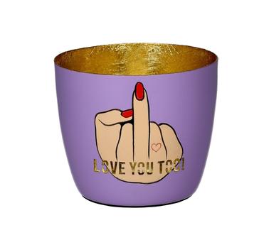 Gift Company Telysholder love-you-too lilla H8.5
