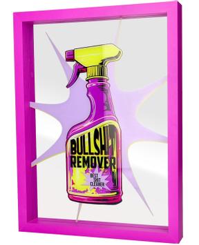 Gift Company Love-Frames bullshit-remover neonlilla 26x35