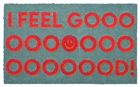 Gift Company Dørmatte i-feel-good turkis 45x75