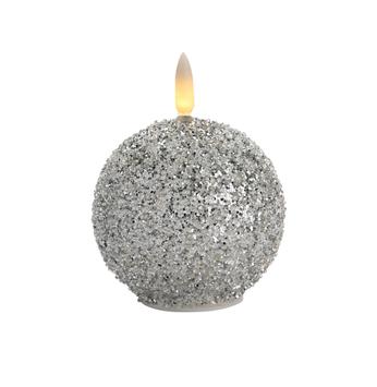 Gift Company Disco LED-lys sølv/glitter Ø8