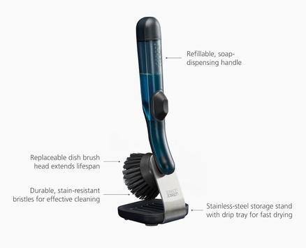 Joseph Joseph SinkTech Oppvaskbørste med såpedispenser (655-60234237)