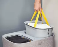 Joseph Joseph Tota-Duo Skittentøyskurv Grå 90L (655-46202230)