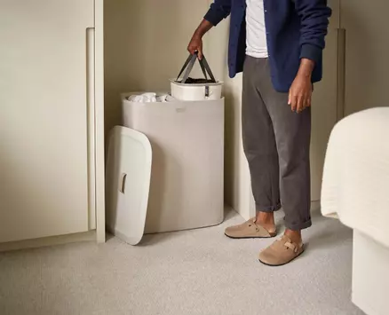 Joseph Joseph Tota-Duo Skittentøyskurv Beige 90L (655-60203523)