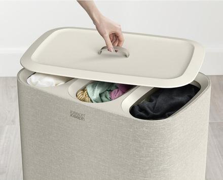 Joseph Joseph Tota-Trio Skittentøyskurv Beige 90L (655-60203524)