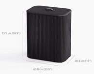 Joseph Joseph Tota-Luxe-Trio Skittentøyskurv Sort 90L (655-60234225)