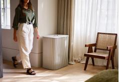 Joseph Joseph Tota-Luxe-Trio Skittentøyskurv Beige 90L