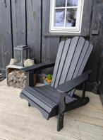 Armonía Adirondack stol HDPE svart