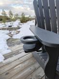 Armonía Adirondack stol HDPE svart (832-TEA05-black)