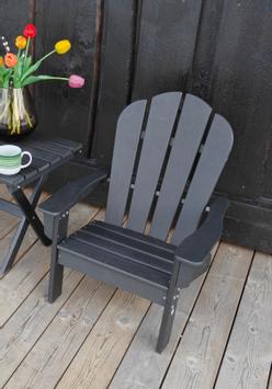 Armonía Adirondack Hagestol-Barn HDPE Sort