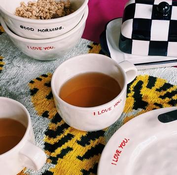 Anna + Nina Cappuccinokopp  I-Love-You 300ml (844-23-2M805022)