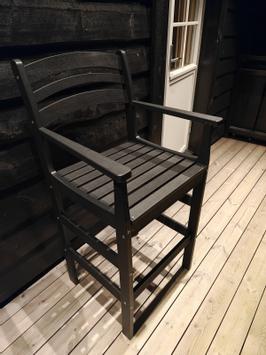 Armonía Møbelsett bord+stoler HDPE svart (1500046593S9845)