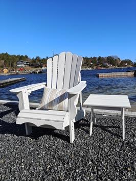 Armonía Adirondack stol HDPE hvit (832-TEA05-white)