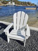 Armonía Adirondack Hagestol-Barn HDPE Hvit (832-TEA08-white)