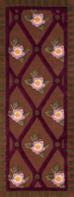 Frati Home Gulvteppe Kokt-Ull RoseFlower 75x200