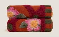 Frati Home Pledd Kokt-Ull RoseFlower Terracotta (368-8058754822845)