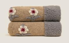 Frati Home Pledd Kokt-Ull Daisy Grå_150x190