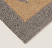 Frati Home Pledd Kokt-Ull Daisy Grå_150x190 (368-8058754822999)