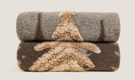 Frati Home Pledd Bosco-Grigio easy-boiled 150x190 (368-8058754822074)