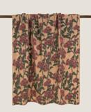 Frati Home Pledd Oldflower easy-boiled burgunder 150x190 (368-8058754822166)