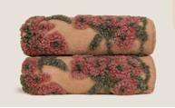 Frati Home Pledd Oldflower easy-boiled burgunder 150x190 (368-8058754822166)