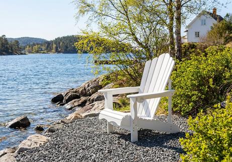 Armonía Adirondack stol HDPE hvit