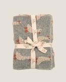 Frati Home Barnepledd Paperella grå kokt-ull 75x100 (368-8058754822210)