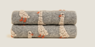 Frati Home Barnepledd Paperella grå kokt-ull 75x100 (368-8058754822210)