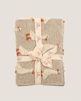Frati Home Barnepledd Paperella beige kokt-ull 75x100 (368-8058754822227)