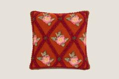 Frati Home Putetrekk Kokt-Ull RoseFlower Ruggine_50x50