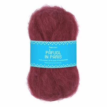 Bæstmor Garn Påfugl-In-Paris Bordeaux 7973, 50g