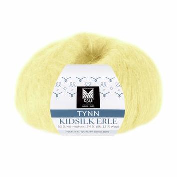 Dale Garn Tynn Kidsilk Erle Lys-Gul 4060,  25g (773-232-4060)