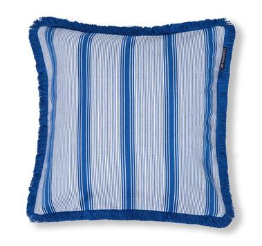 Lexington Putetrekk Striped-Fringe Blå 50x50 (588-12624107-5600)