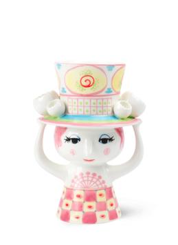 Bjørn Wiinblad Lady-With-Hat Vase rosa H20,5 (521-56567)