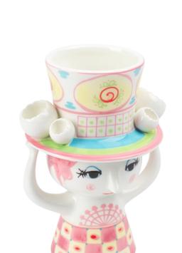 Bjørn Wiinblad Lady-With-Hat Vase rosa H20,5 (521-56567)