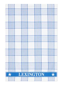 Lexington Kjøkkenhåndkle Checked Terry Hvit/ Blå 50x70 (588-12623010)