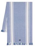 Lexington Bordløper Striped Fringe blå/hvit (588-12623005)