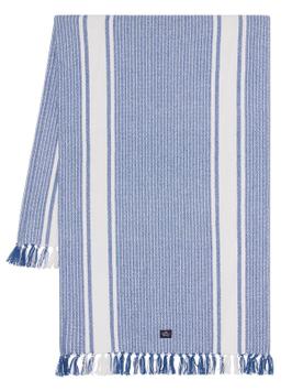 Lexington Bordløper Striped Fringe blå/hvit (588-12623005)