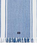 Lexington Bordløper Striped Fringe blå/hvit (588-12623005)
