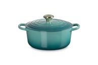 Le Creuset Støpejernsgryte Signature 4, 2L Bleu-Riviera (796-21177240994450)
