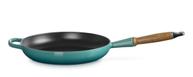 Le Creuset Støpejernspanne Signature Ø28 Bleu-Riviera (796-20258280990422)