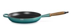 Le Creuset Støpejernspanne Signature Ø28 Bleu-Riviera