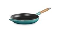 Le Creuset Støpejernspanne Signature Ø28 Bleu-Riviera (796-20258280990422)