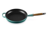 Le Creuset Støpejernspanne Signature Ø28 Bleu-Riviera (796-20258280990422)