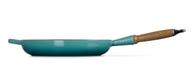 Le Creuset Støpejernspanne Signature Ø28 Bleu-Riviera (796-20258280990422)
