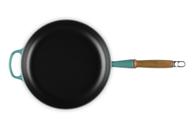 Le Creuset Støpejernspanne Signature Ø28 Bleu-Riviera (796-20258280990422)