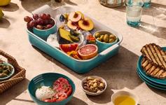 Le Creuset Ovnsfat Heritage 2,4L Bleu-Riviera