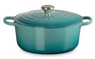 Le Creuset Støpejernsgryte Signature 6, 7L Bleu-Riviera (796-21177280994450)